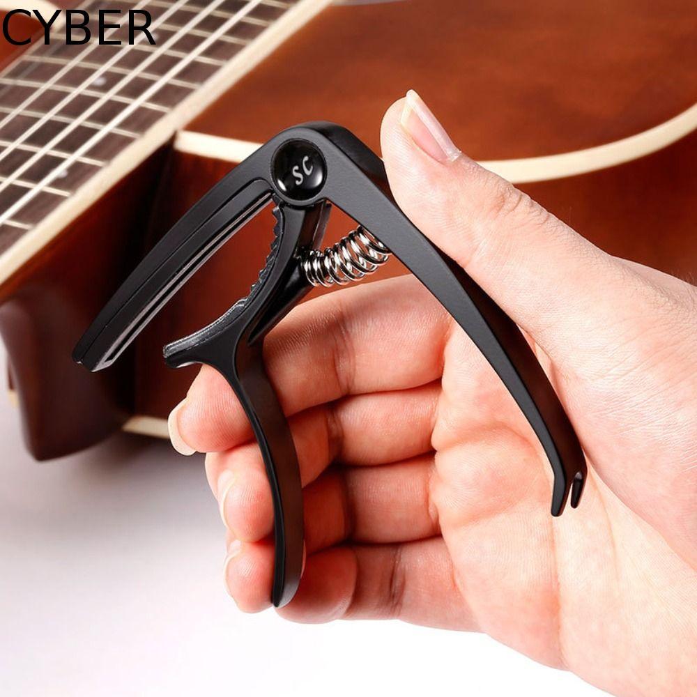 CYBER Guitar Tuner เครื่องดนตรีโลหะ Quick Change Clip Tone Adjust กีตาร์ไฟฟ้า Aluminium Alloy Guitar