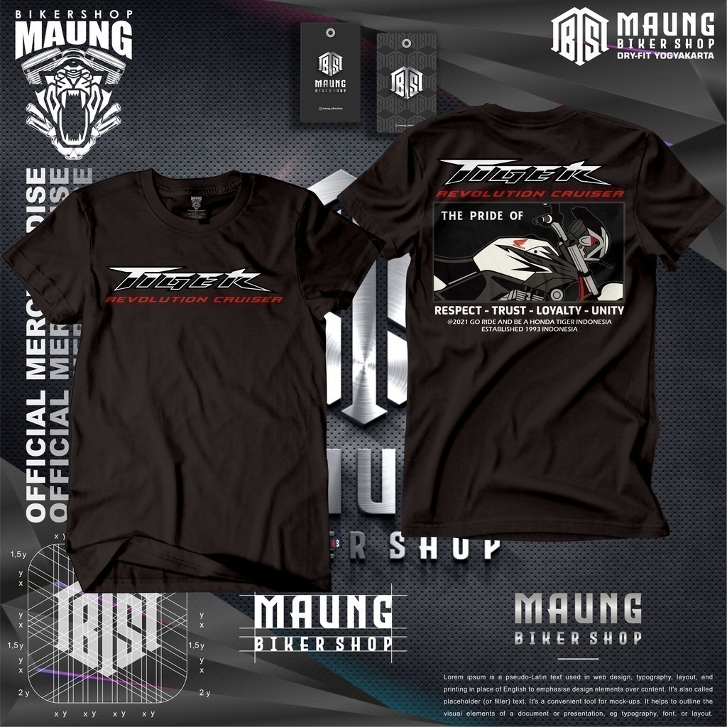 2026 Tiger fashion Revo T-shirt [UNK] Tiger Motorcycle T-shirt [UNK] Tiger Revolution T Shirt Black