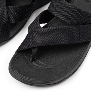 FITFLOP SLING รองเท้าแตะแบบหูหนีบผู้ชาย รุ่น H06-841 สี Black/Sea Blue Mix