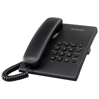 โทรศัพท์ สีดำ Panasonic KX-TS500MXB