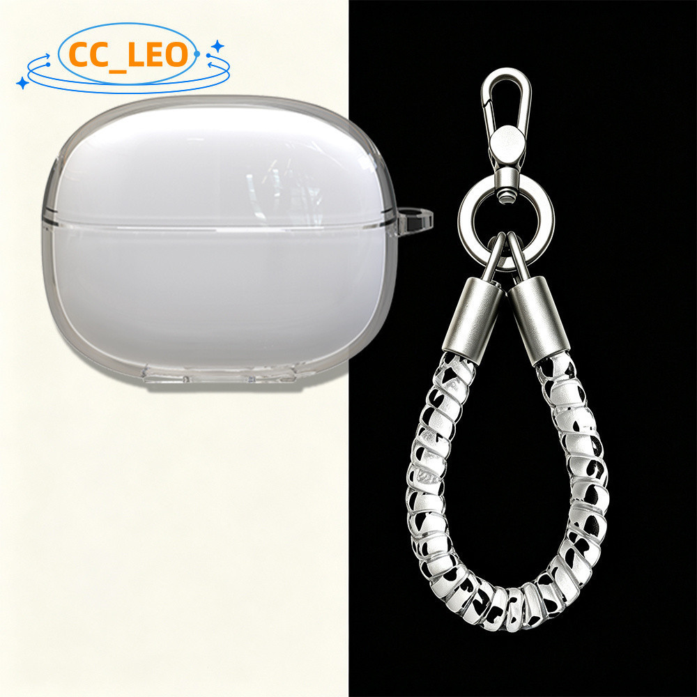 Suitable for Bowers & Wilkins PI8 Case Transparent Soft Case with Elastic Lanyard Bowers & Wilkins P