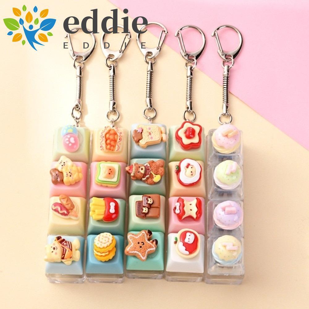 EDIE Keycap Fidget พวงกุญแจ, ปุ่มนิ้วคีย์บอร์ด Clicker ของเล่นพวงกุญแจ, Fidget พวงกุญแจ Clicker Bear