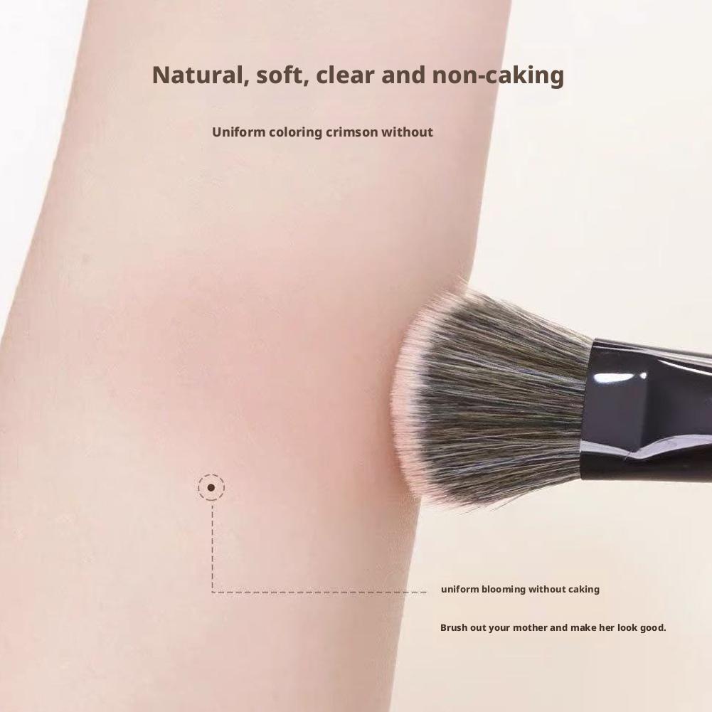 มุม Blush Brush Stippling Brush Cheeks Powder Contour Powder Tool Blusher Blusher Brush B9j7