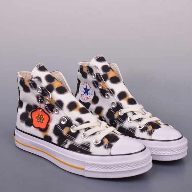 KENZO x Hana Leopard Cypress รองเท้าลําลองคุณภาพสูง