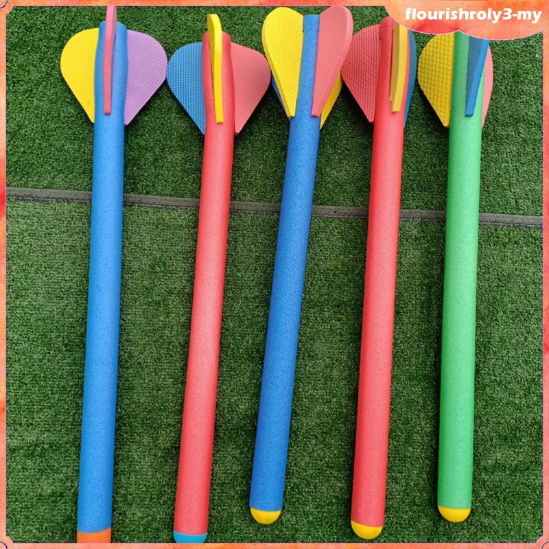 [Flurish] น้ําหนักเบาฝึกขว้าง Javelin ด้านหลัง Fins Soft Foam Javelin ปลอดภัยของเล่นกีฬาโยนง่ายสําหร