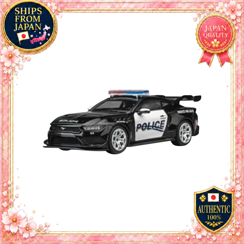 Cm-Model CM MODEL 1/64 Ford Mustang GTD Police Car Finished Product GTD-PD02