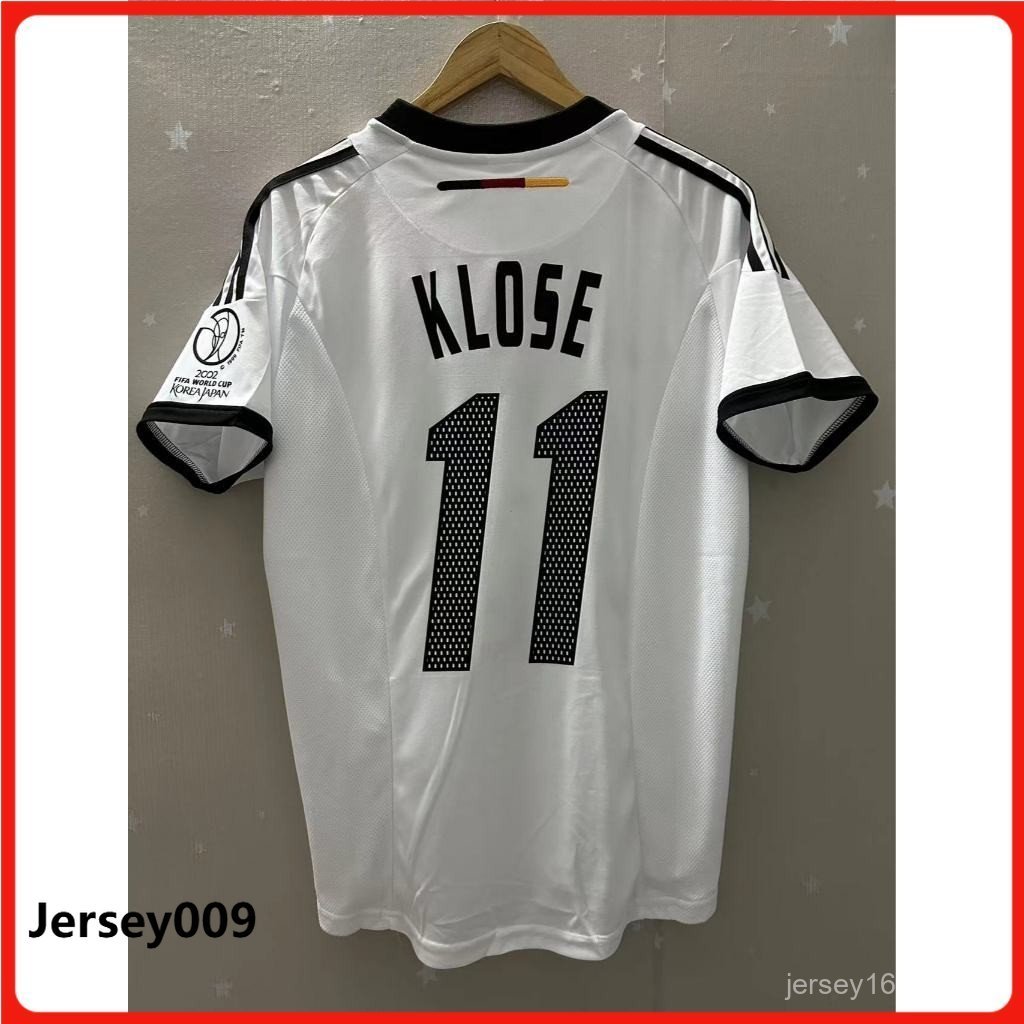 Retro Football Jersey 2002 Germany Home KLOSE BALLACK เสื้อฟุตบอลแขนสั้นเสื้อฟุตบอลชาย