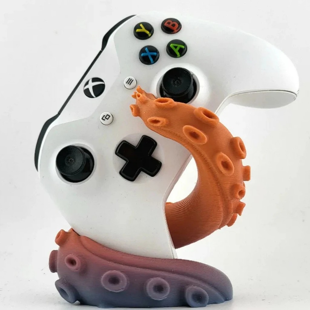 Cthulhu Octopus Tentacle Controller Holder, 3D พิมพ์เกมคอนโทรลเลอร์ขาตั้ง, Universal Gamepad Display