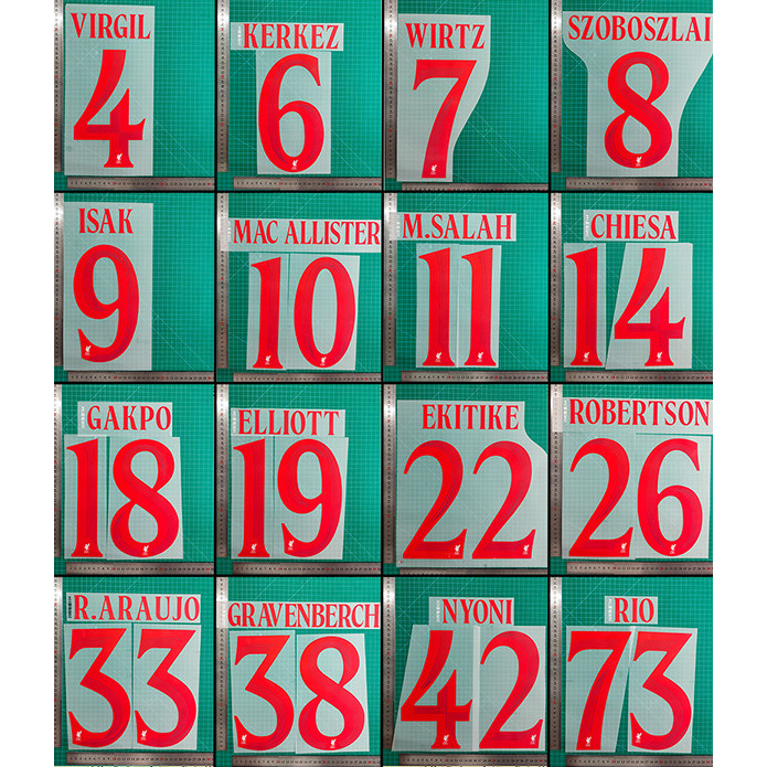 แพทช์ฟุตบอล 26-27 Liverpool Champions League Away แพทช์เสื้อถ่ายโอนความร้อนสําหรับผู้ใหญ่ (PVC/PET)DTF