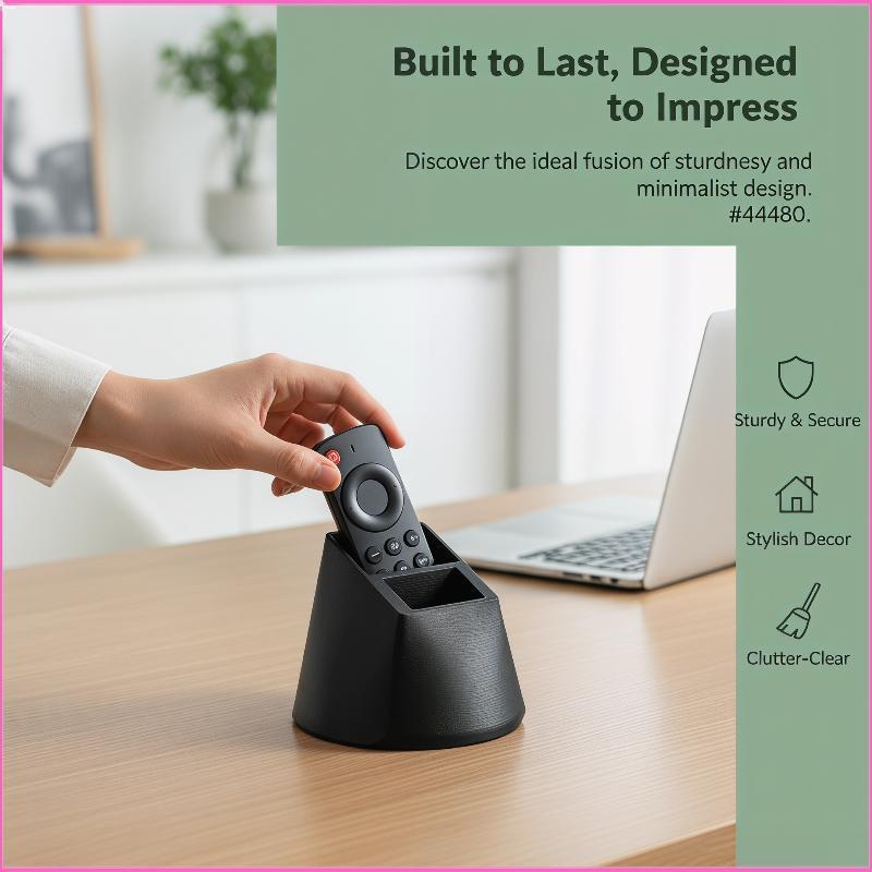 Luckyei TV Remote Organizer พร้อม Dualpartments สําหรับ Hassl-Free และ Neat Setup TQ