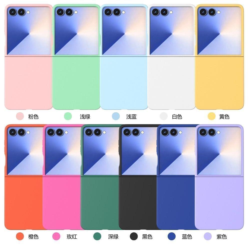 หน้าจอพับ Samsung Z Flip8 เคสโทรศัพท์แบบแข็ง Macaron Z6flip45 เคสป้องกัน