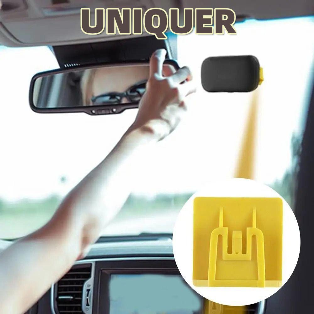 UNIQUER อิเล็กทรอนิกส์ Toll Pass คลิป, พิมพ์ทนทาน EZ Pass Holder, ติดตั้งง่ายที่ถอดออกได้ Universal 