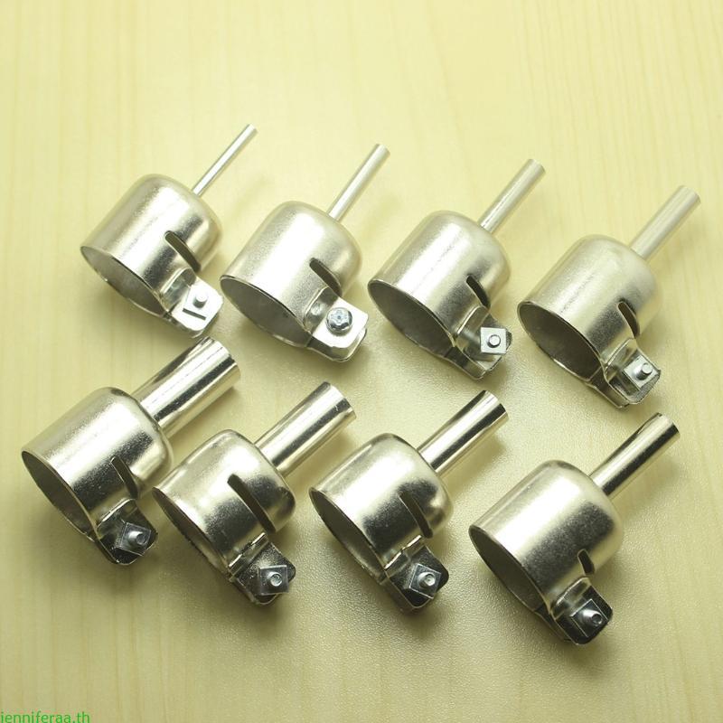 Jenniferaa 3-12 มม.หัวฉีดวงกลมสําหรับ Hot Air Soldering Station 858A 858D อลูมิเนียม Universal ทนควา