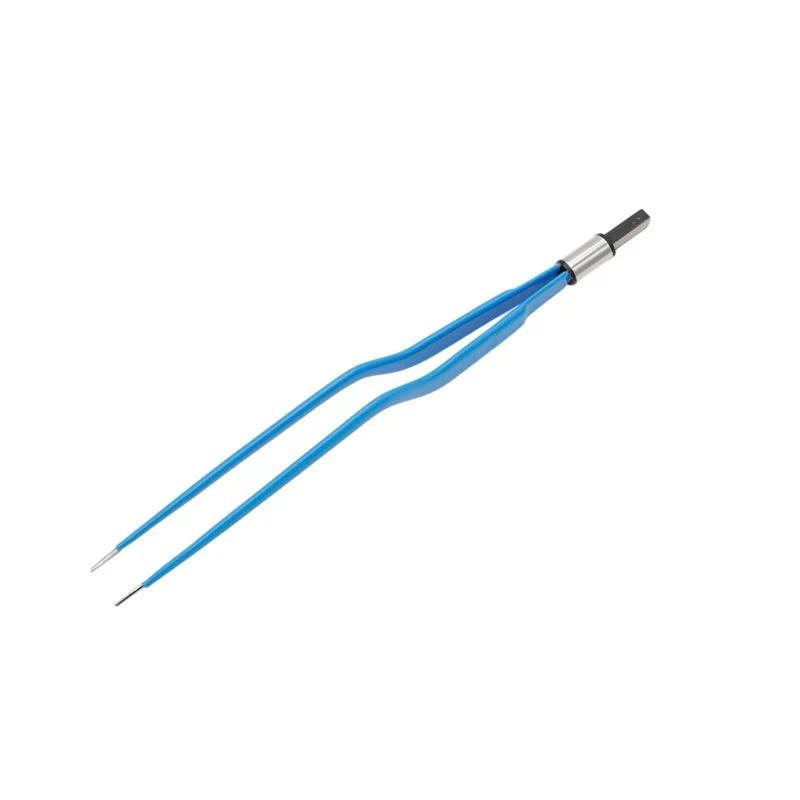 【QJ】แหนบ Bipolar Bipolar Forceps แบบใช้ซ้ําได้ IEC Electrosurgical Euro Bipolar Forceps ความยาว 200 
