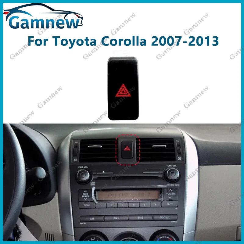 OEM OEM8433202170 8433212520 สวิตช์ปุ่มกดไฟฉุกเฉินสําหรับ โตโยต้า โคโรลลา 2007-2013 การปรับแต่งชิ้นส่วนไฟฟ้าและอิเล็กทรอนิกส์