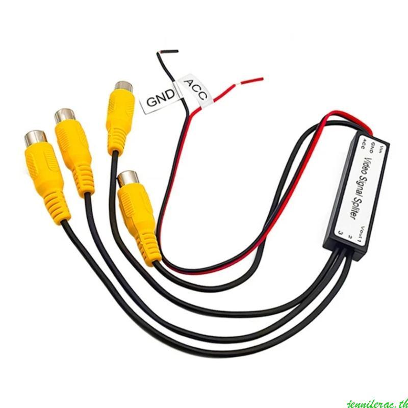 Jenniferac 1 Input 3 Output Video Signal Booster และ Splitter Video Signal Splitter