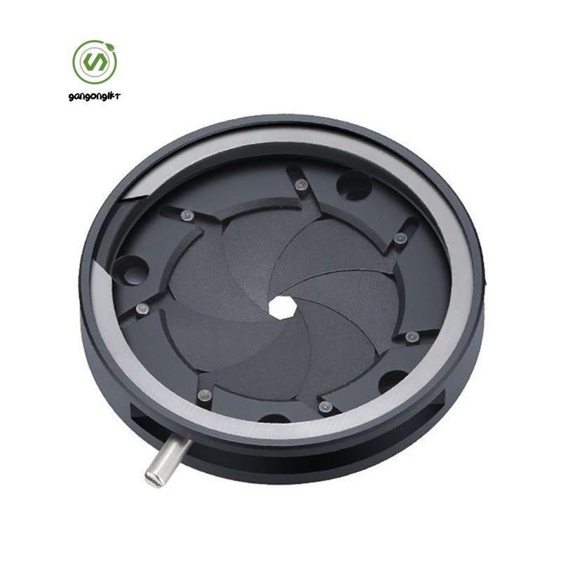 [gangong1kr]1.5-18.7MM รูรับแสงด้วยตนเองปรับ Mechanical Iris ไดอะแฟรม Iris สําหรับกล้องจุลทรรศน์กล้อ