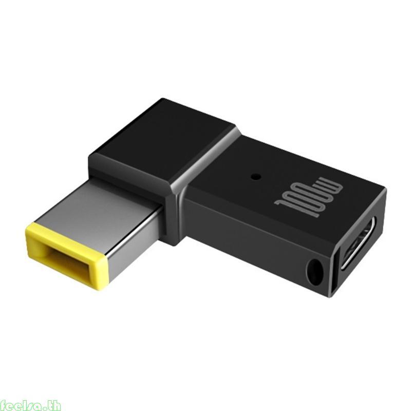 รู้สึกว่า Type C ถึง Square Mouth Male 100W PD Flash Charger PD Conversion สําหรับหัว