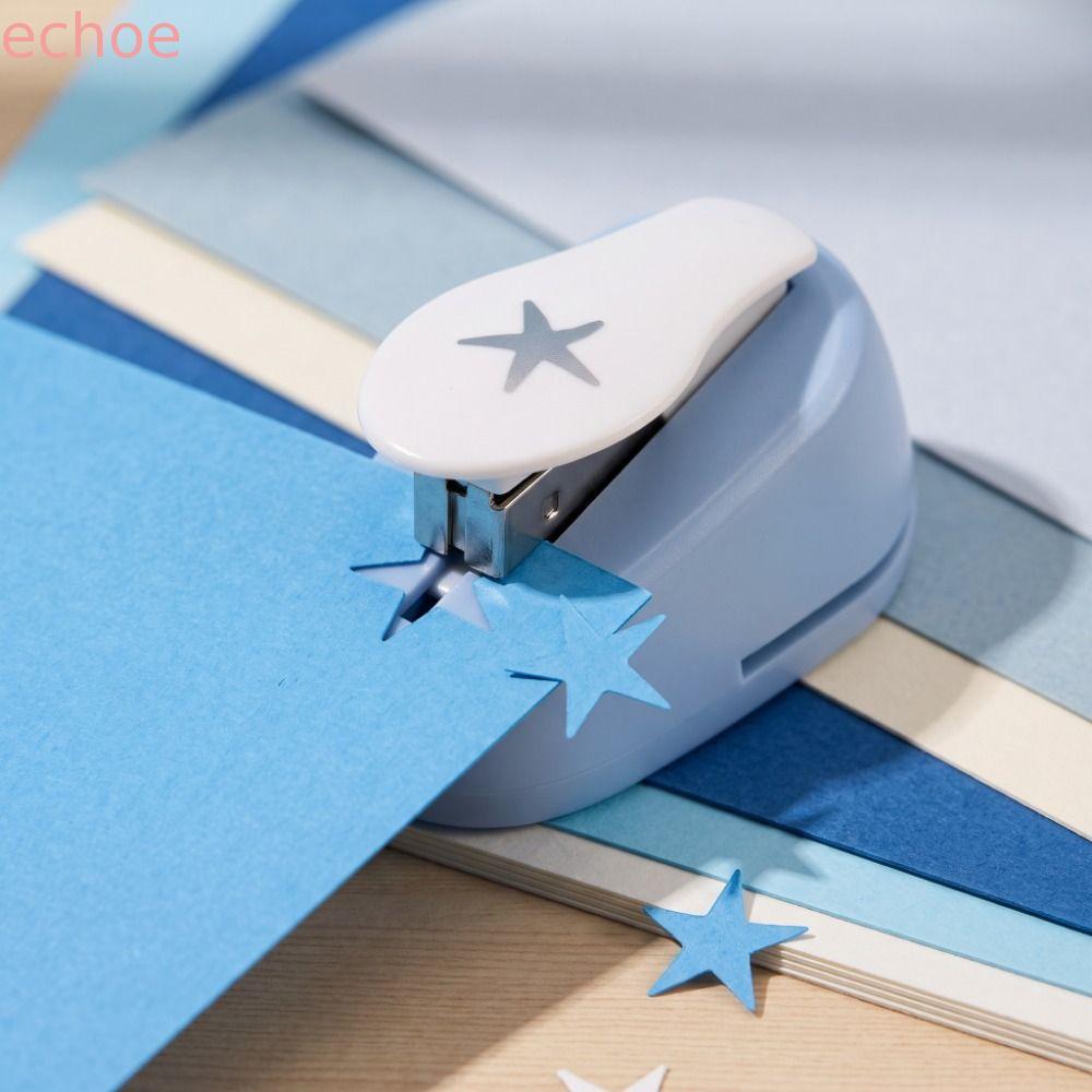 ECHOEDGE Stamp Border Punch, Stamp Shape Hole Puncher ลายนูน|เครื่องเขียน Punches Maker ตัดหัตถกรรมป