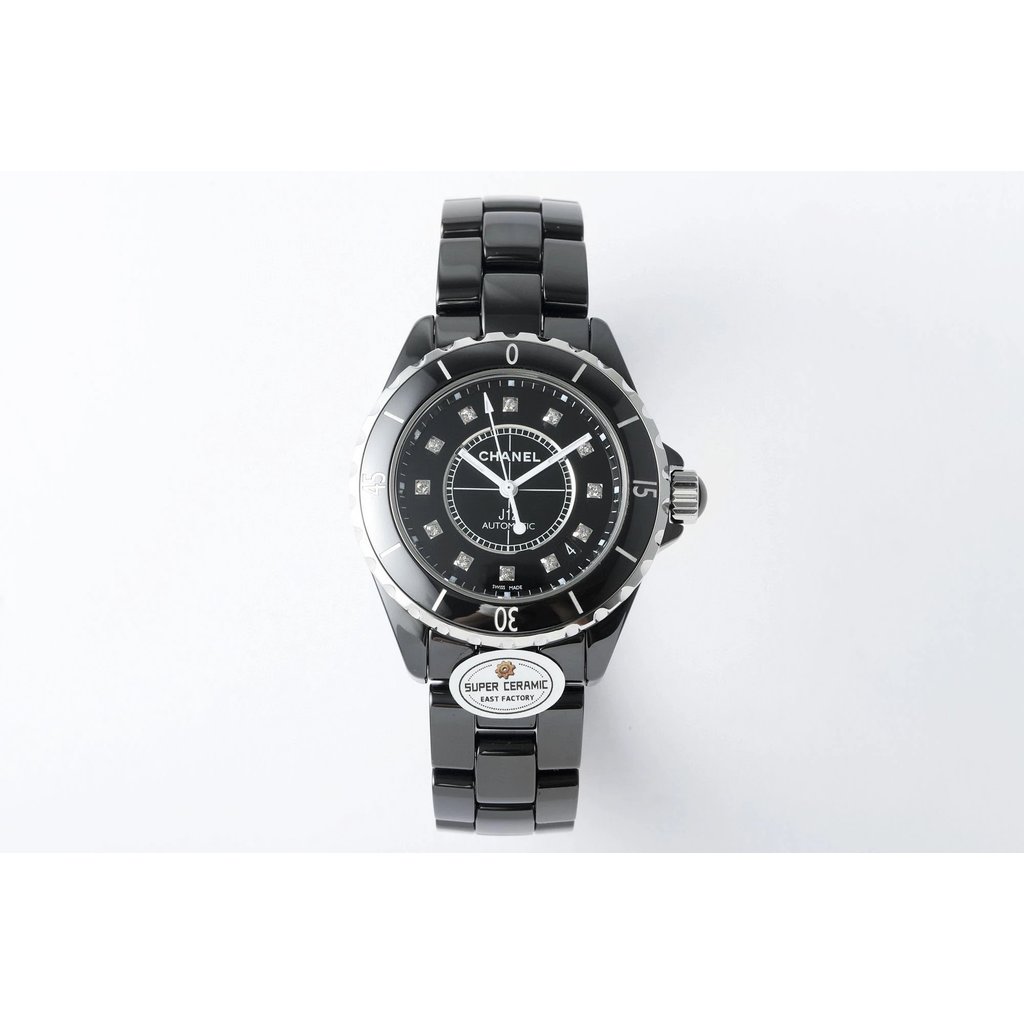 นาฬิกา Chanel J12 Series 38 นาฬิกาข้อมือ เส้นผ่านศูนย์กลาง 38