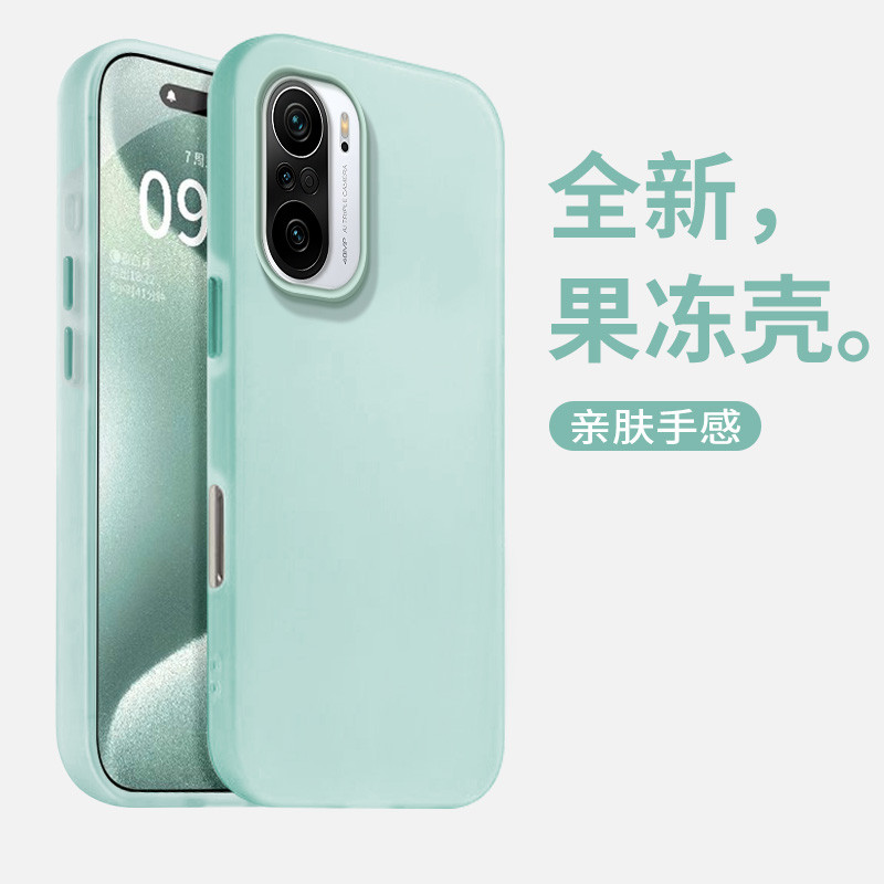 สีบริสุทธิ์Redmi K40 เคสโทรศัพท์สไตล์ใหม่Redmi K40s Simple Redmiโปร่งใสRedmi K40proรวมทุกอย่างซิลิโค