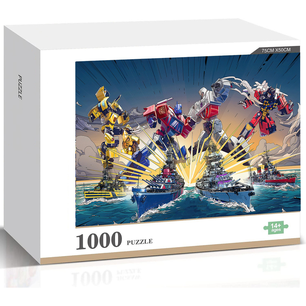 World of Warships Transformers จิ๊กซอว์ไม้ Home Wall Decor ของขวัญ