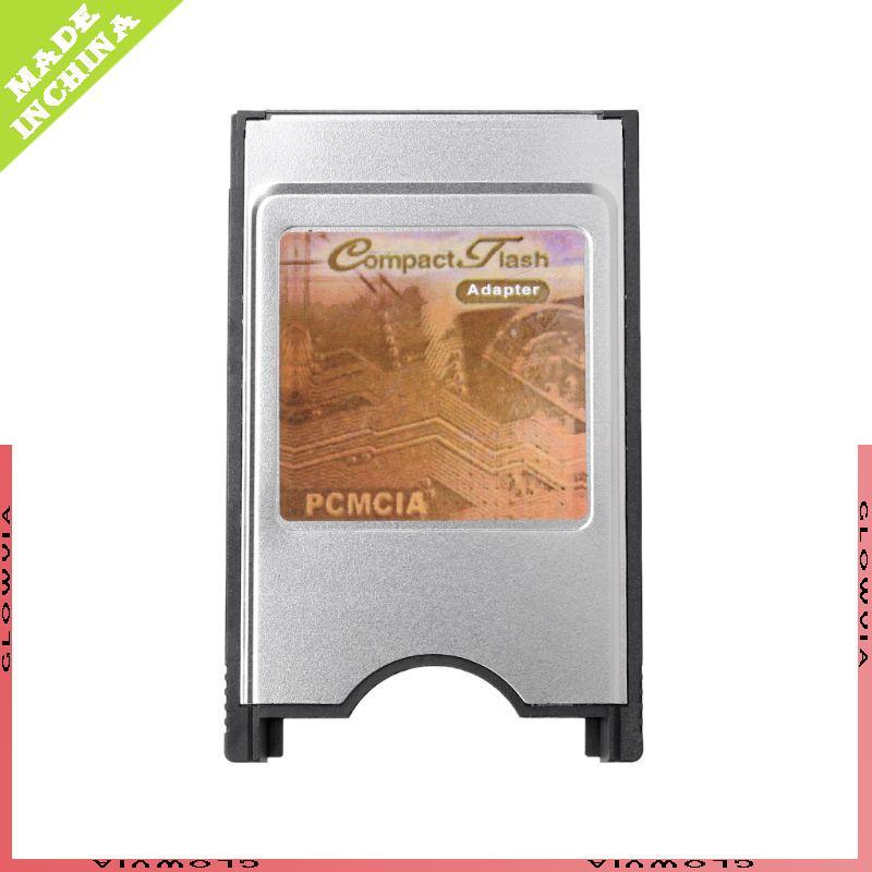 GLO Compactflash Card CF to PC PCMCIA Interface Adapter Card Reader สําหรับแล็ปท็อป