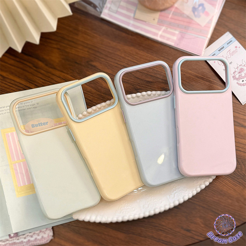 เคสไอโฟน13 18 Proสำหรับ IPhone 16 14 17 15 18 11 13 12 Pro Max 18 13 16 เคสเจลลี่สีพาสเทล ดีไซน์มินิมอล กันกระแทก