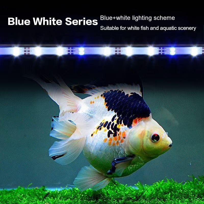 Dremt 17-47 ซม.ปลั๊ก USB Aquarium Light LED กันน้ําถังปลาแสงใต้น้ํา Submersible โคมไฟพืช Grow โคมไฟ 
