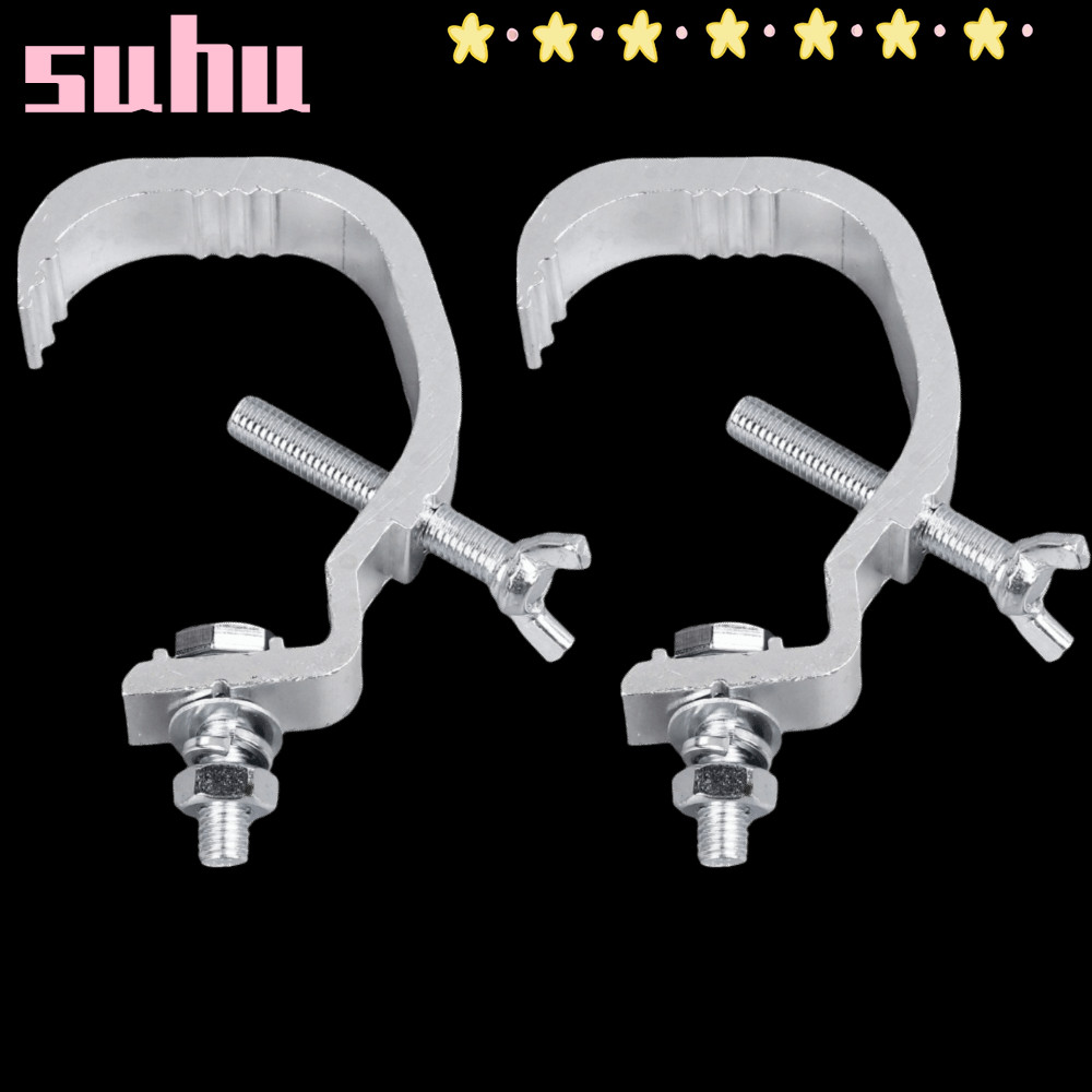 SUHUHD 2pcs Stage Light Truss Clamps, Premium Wide Stage Lighting Clamp, มัลติฟังก์ชั่นแขวนอุปกรณ์ H