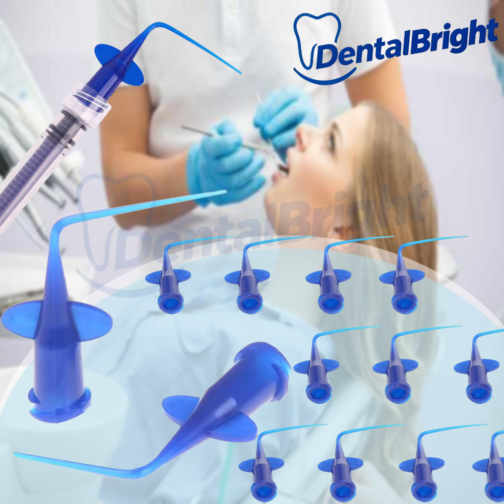 Dental Syringe Disposable Delivery Tip Periodontal Irrigation Endodontic Needle Root Canal Applicato