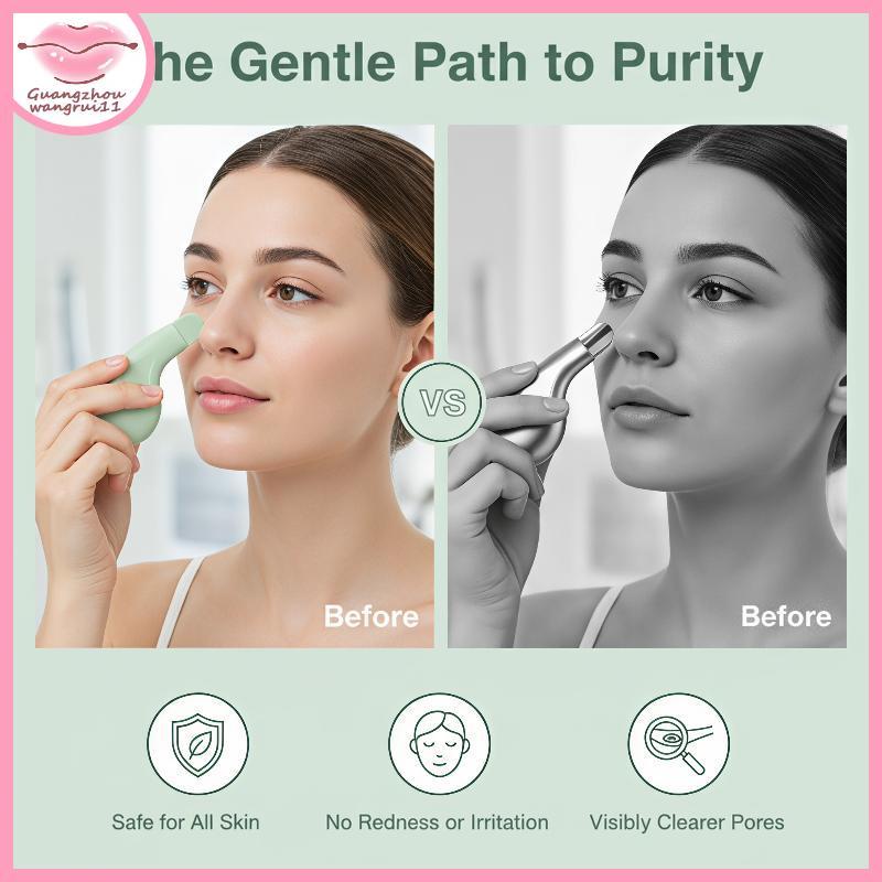 [GZ] Pimple Extractor head Remover Safe Non-slip Handle Facial Tool พร้อมหมวกป้องกันสําหรับสกินแคร์ส