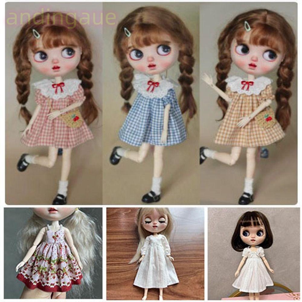 ANDIN Base Shirt Tops, Mini Cute Floral Lace Dresses,คุณภาพสูงDIY Accessories Fashion Princess Cloth