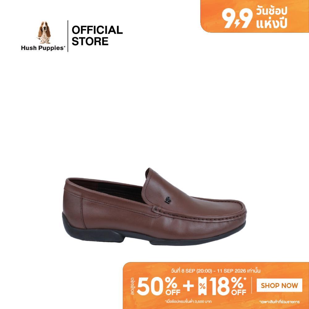 Hush Puppies รองเท้าผู้ชาย รุ่น HP 8HCFB2415F - สีน้ำตาล (รองเท้าลำลองหนังแท้ แบบสวม)