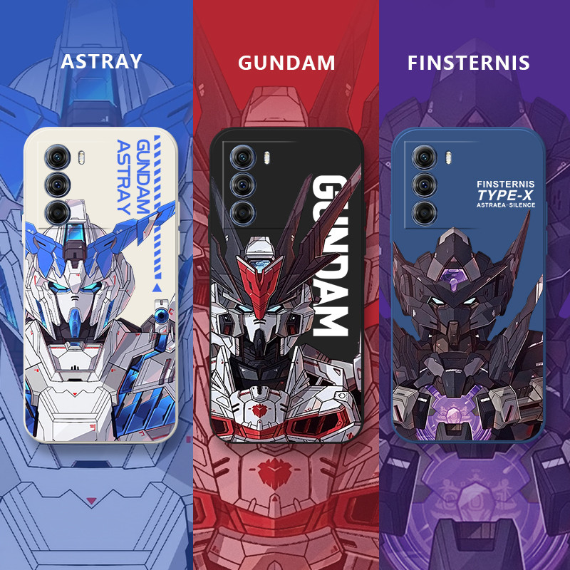 Gundam เหมาะสําหรับ opporeno13 เคสโทรศัพท์ oppo reno13pro ซิลิโคน reno12 รวมทุกอย่าง Shock-proof por