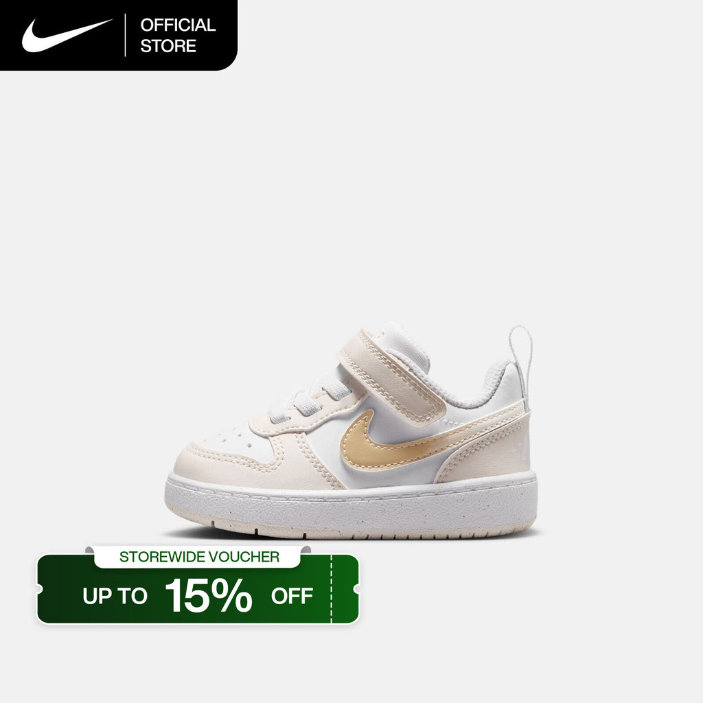 Nike Baby/Toddler Court Borough Low Shoes - White [IR5461-100]