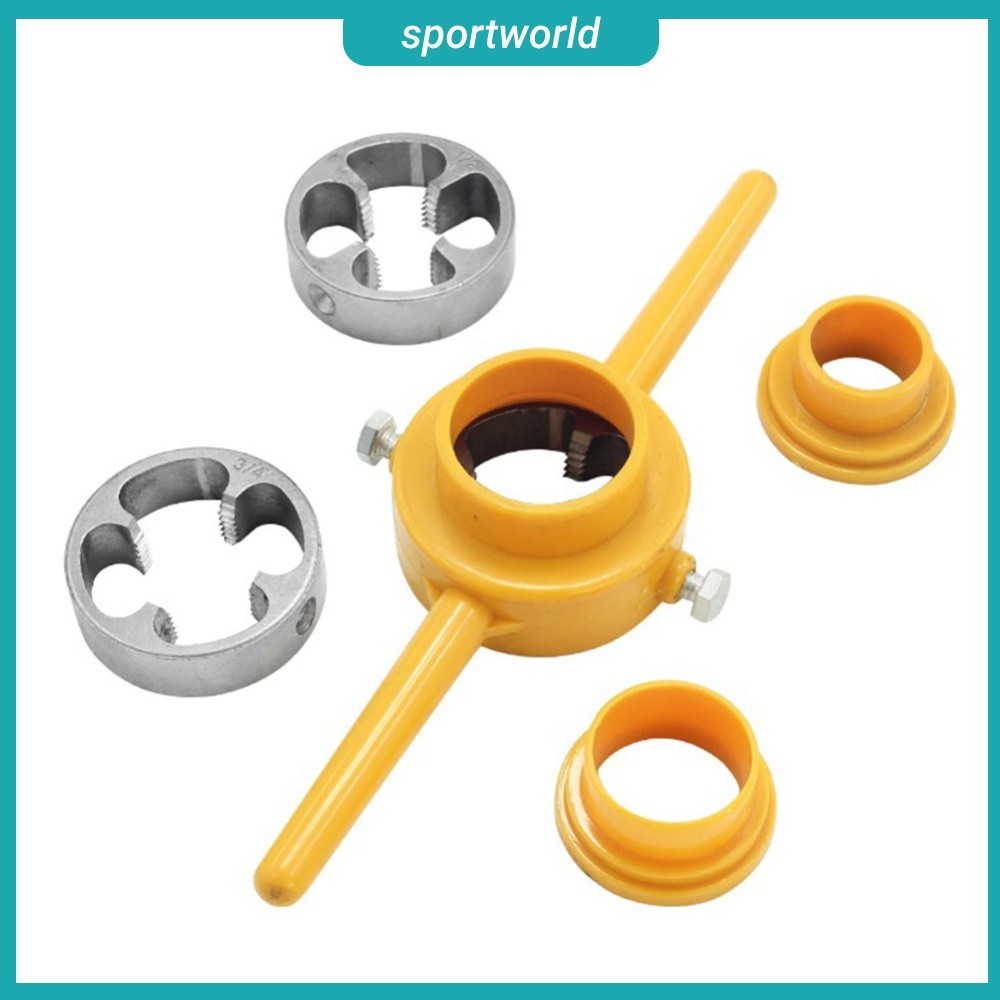 6 ชิ้น NPT Thread Tap Die ชุด 1/2 3/4 1 ใน PVC NPT Thread Maker ประปาซ่อมเครื่องมือ _ ST11