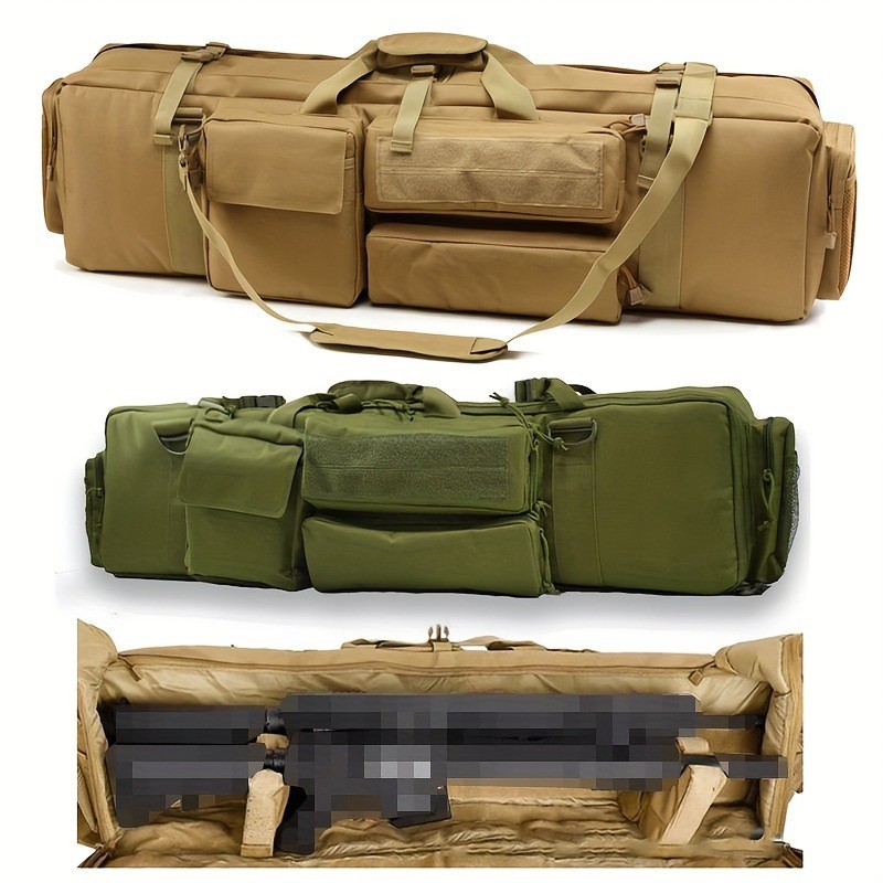 Tactical Gun Bag, Launcher Storage Bag, Large Capacity M4Includes real person CS Equipment bag can b
