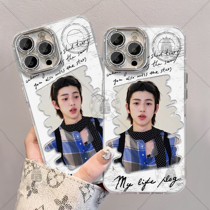 CORTIS/JUHOON/CORTIS Mens Group Golden Master Training สินค้าน่ารัก Feather Gauze Phone Case/Bbiou