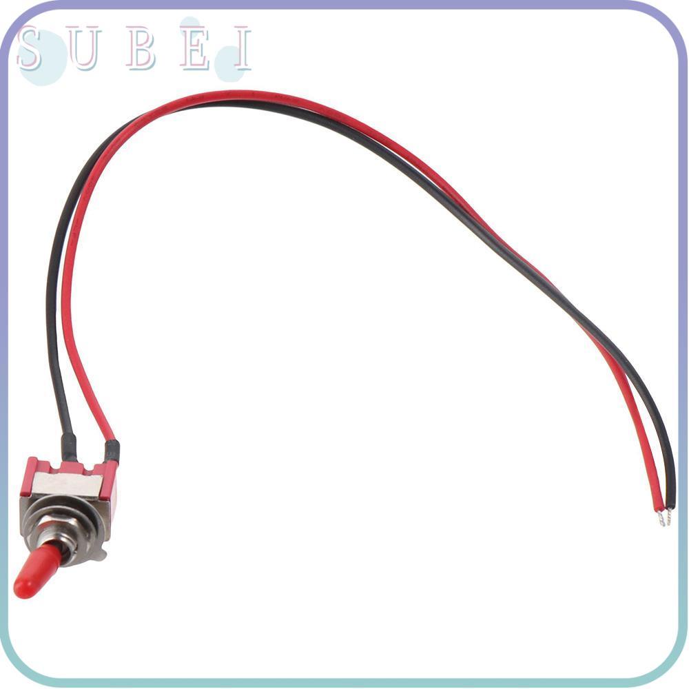 SUKAA 1/8 ชิ้น Miniature Toggle สวิทช์, MTS-101 2 ตําแหน่ง 2 Pins Mini Toggle สวิทช์, สวิทช์ AC 3A A