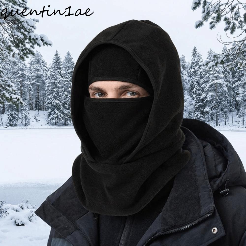 QHENTIN1AE Balaclava หมวกขี่จักรยาน, คอป้องกันหน้ากากใบหน้าหมวกอุ่น, รถจักรยานยนต์จักรยานหมวกความร้อ
