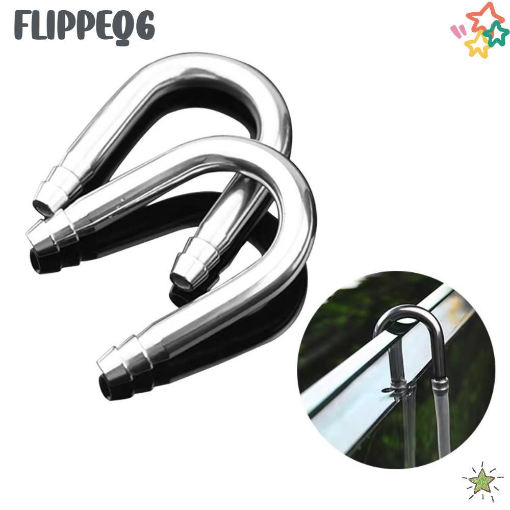 FLIPPEQ6 Aquarium Airline Connector, สแตนเลส 4-5 มม.หลอด Air Tube Connector, Diffuser ใช้งานร่วมกับ 
