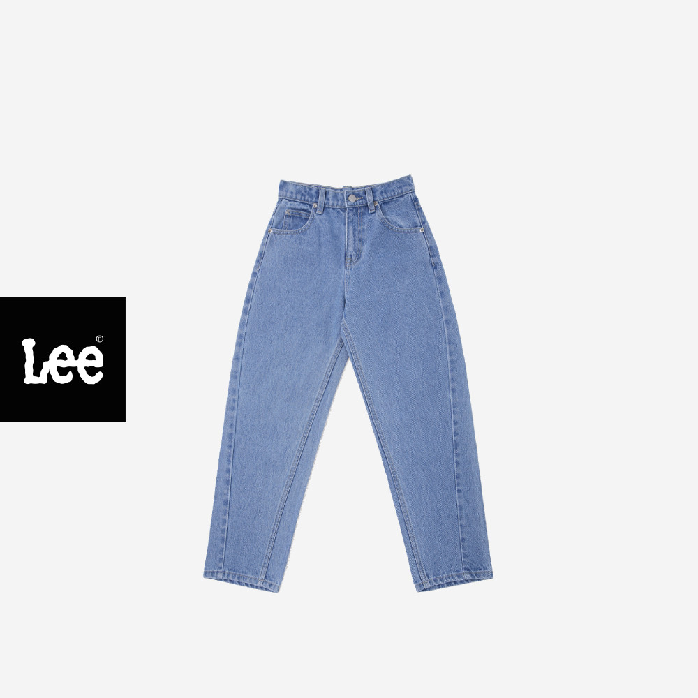 LEE KIDS กางเกงยีนส์เด็กผู้ชาย / เด็กผู้หญิง เอวกลาง ทรงขากว้าง-ปลายขาเรียวลง รุ่น LK S326UBARN13 สียีนส์อ่อน
