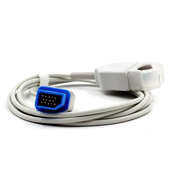 สําหรับ Nihon Kohden BSM-9510/2350/5100 ECG Monitor 9800 ผู้ใหญ่ SpO2 Sensor หลักสาย