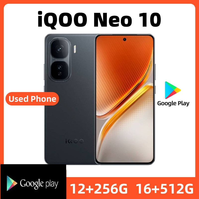 IQOO Neo 10 5G 256GB ROM SmartPhone Conditioning ที่ยอดเยี่ยมจัดส่งฟรีโทรศัพท์มือสอง