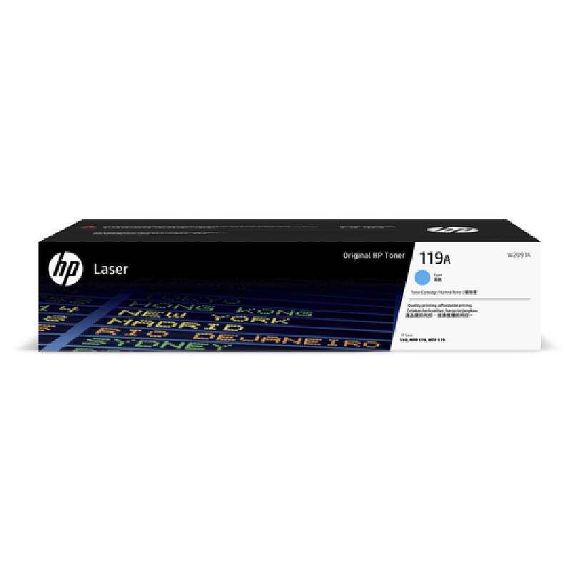 HP ผงหมึก Toner Laser รุ่น 119A (W2091A) สีฟ้า Cyan