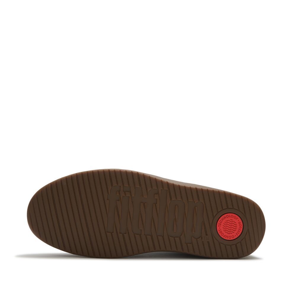 FITFLOP حذاء رجالي The Dash شامواه — أحمر — صورة 4