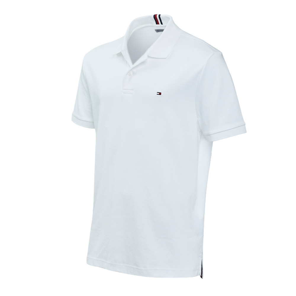 Tommy Hilfiger เสื้อโปโล ผู้ชาย รุ่น 78JB751 YCI - สีขาว ทรง Regular Fit — صورة 3