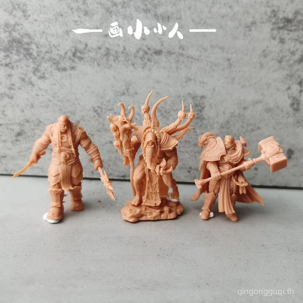 World of Warcraft Hemony Gulldan Orc Uther Magic 1: 64 ตุ๊กตาจิ๋วสีขาวรุ่นฉากความแม่นยําสูง VXHO