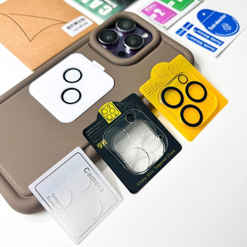 [i16] พร้อมส่ง🪐 H1S22 ฟิล์มเลนส์กล้อง 9H กระจกครอบเลนส์กล้อง💫 วงแหวนใส สำหรับ iPhone ฟิล์มกล้อง 15Pl